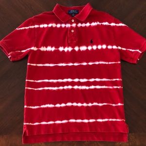 Boys Ralph Lauren Size LG Tie-Dye Polo